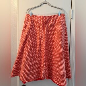Lane Bryant OSU Orange and White A-Line Skirt 16